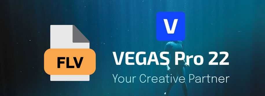 Convert edit FLV in Vegas Pro 22